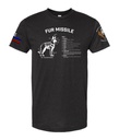 "Fur Missile" Men's / Unisex Fine Jersey Cotton Tee