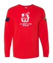 "I'm Santa's Little Ho-Ho-Ho" Women's Red Long Sleeve Tee
