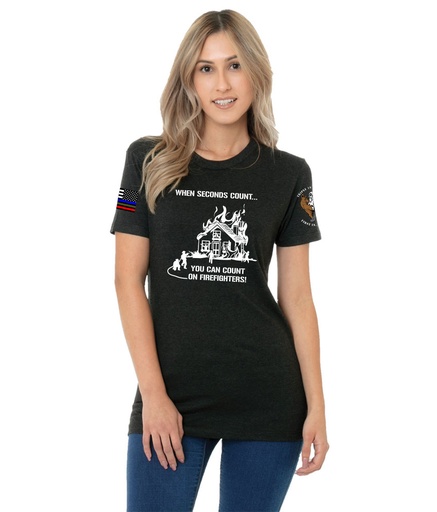 "When Seconds Count" Women's Fine Jersey Cotton Tee