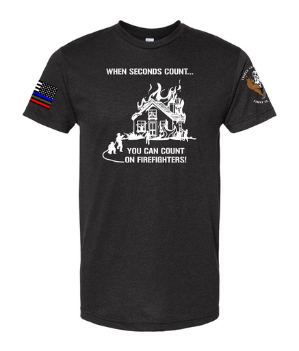 "When Seconds Count" Men's Fine Jersey Cotton Tee