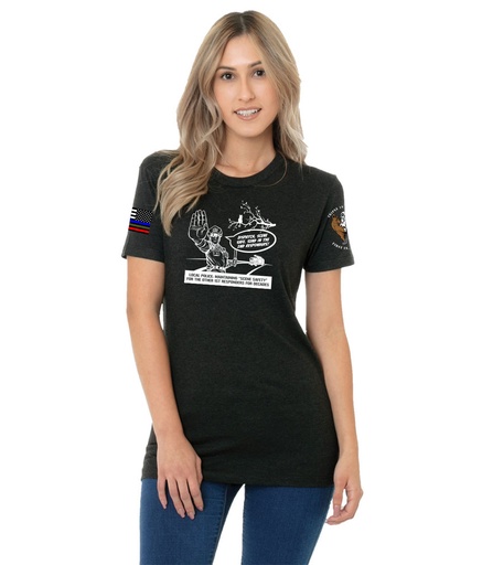 "2nd Responders" Women's Fine Jersey Cotton Tee