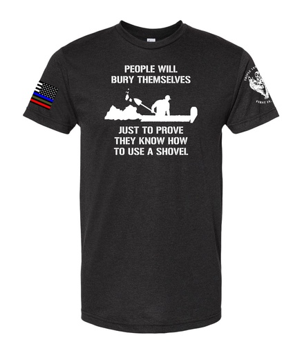 "Use A Shovel" Men's Fine-Jersey Tee