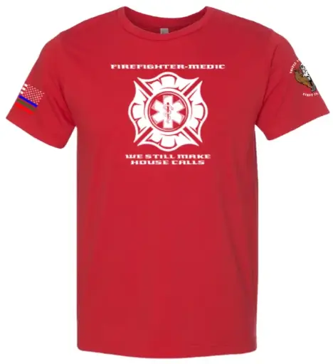 "House Calls" Men's / Unisex Red Short Sleeve Tee